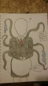 g4 :: Vore Doodle 122: Slender Woman by seriousdoomguy