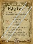 Flying Potion Halloween spell book, Spell book, Halloween sp
