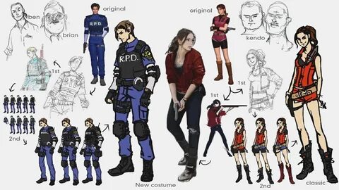 Концепт-арты ремейка Resident Evil 2