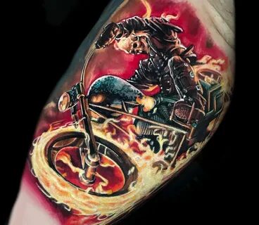 Ghost Rider tattoo by Victor Zetall Photo 28677