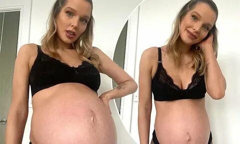 Pregnant Helen Flanagan proudly showcases her 37 week bump i