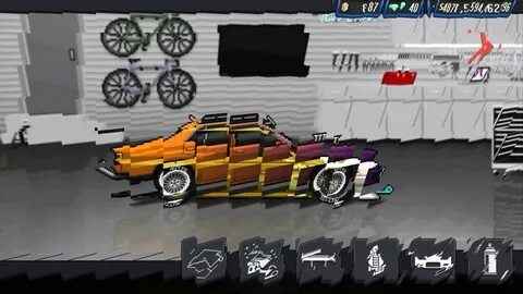 Pixel Car Racer custom cars projects/ contains two parts (Fi