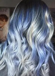 50 Magically Blue Denim Hair Colors You Will Love Ash blue h