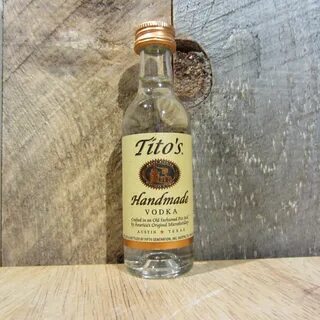 Titos Vodka Miniature 50ml - Oak and Barrel.