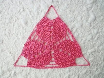 Треугольный мотив The triangular motif Crochet