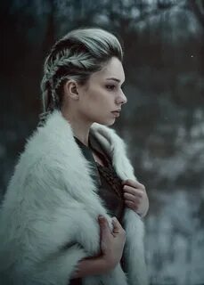 Her Silence. 192/365 Viking braids, Short hair styles, Vikin