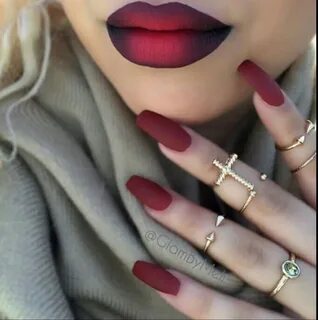 40 Matching Lips And Nails Combos You Should Definitely Try 