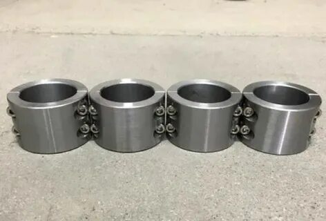 4 - 2 Pc Steel Universal Weld On Fabrication Clamps 1.75&