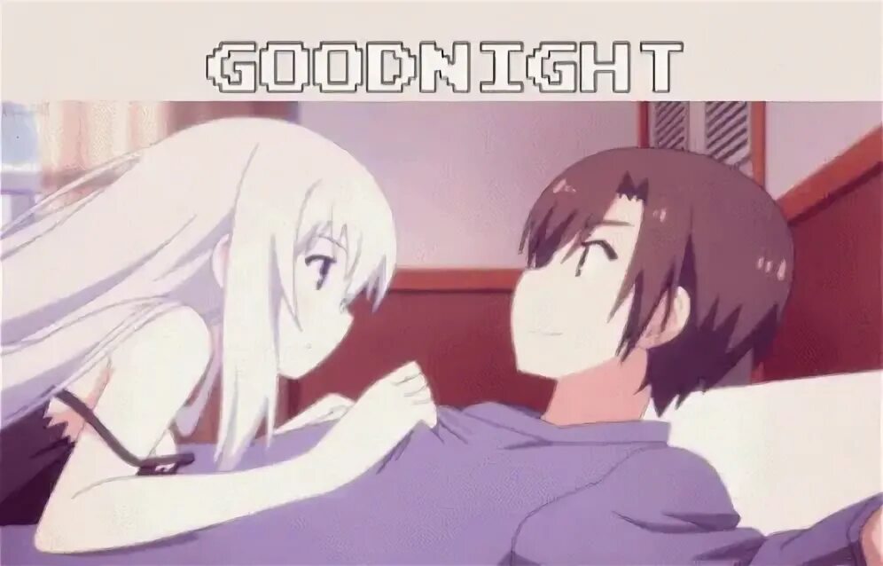 Anime Couples GIF - Anime Couples Goodnight - Discover & Sha