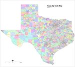 Dallas Area Zip Code Map