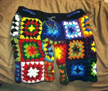 Crochet Mens Shorts Pattern Granny Square Shorts Fun Crochet