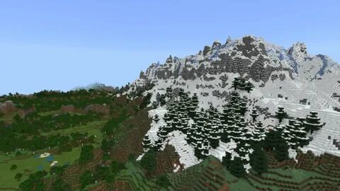 Minecraft’s mountain generation is getting revamped with fiv