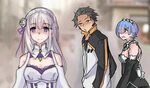 I love Emilia Distracted Boyfriend Anime memes otaku, Anime 