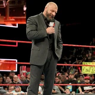 WWE Triple H On Mic