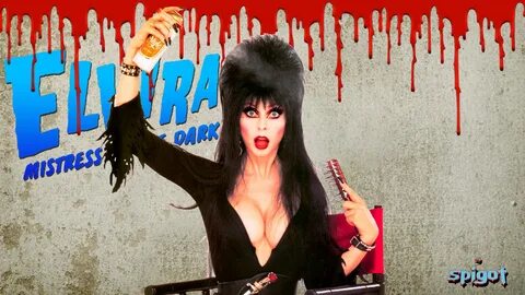 Elvira 31 Days of Halloween Wallpaper’s Day 13.