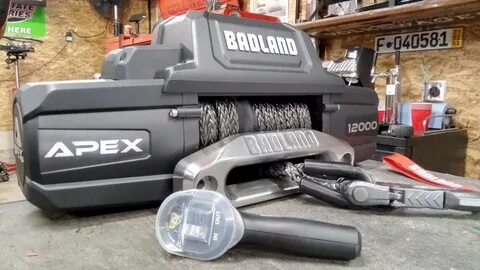 Harbor freight's Badland apex 12k winch unboxing, review, an