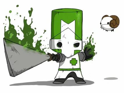 Castle Crashers - Green Knight (digital) by crashdummy55 on 