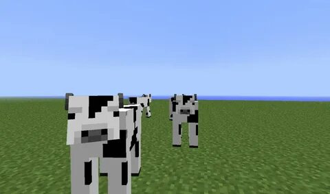 Black and White Cow Minecraft Texture Pack