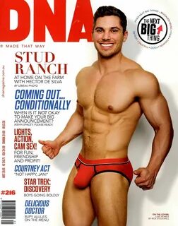 DNA Magazine #216 gay men HECTOR DE SILVA LUKE PEARCE: купит