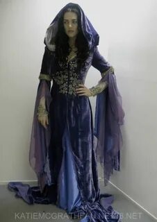 Morgana - Purple Cloak/Gown (MERLIN) Fantasy dress, Fairytal