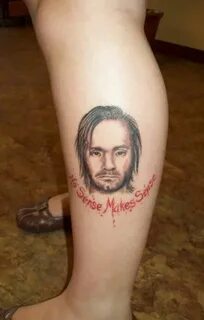 Charles Manson tat Paw print tattoo, Portrait tattoo, Print 