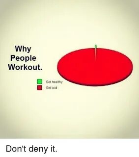 Why People Workout Get Healthy Get Laid Don't Deny It Workou