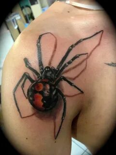 3d realistic Spider tattoo by jojo Tattoo.com Spider tattoo,