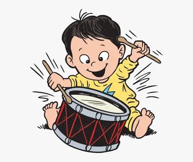 Drumming Toddler Copy - Drummer Png, Transparent Png , Trans