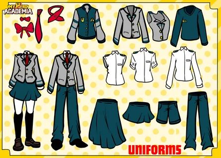 U.A Uniform Drawing anime clothes, Anime poses reference, Dr