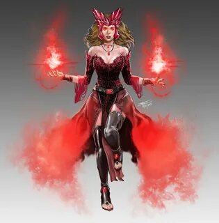 DnD Avengers Scarlet Witch Scarlet witch, Scarlet witch marv