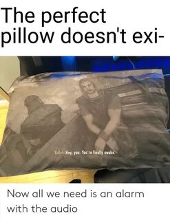 The Perfect Pillow Doesn't Exi- W Ralof Hey You You're Final