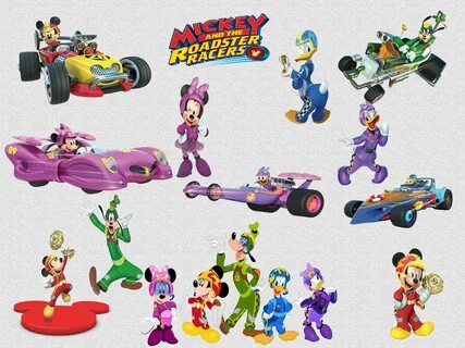26 Mickey and the Roadster Racers Clipart 300 DPI PNG Mickey