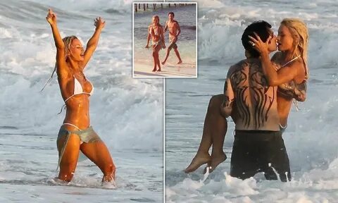 Lily James and Sebastian Stan recreate Pamela Anderson and Tommy Lee shock ...