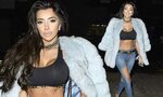 Chloe Khan flashes tiny waist while out in Liverpool