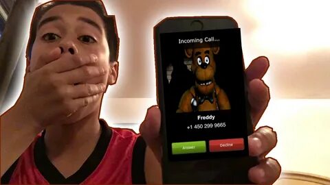 CALLING FREDDY FAZBEARS PIZZA NUMBER!!*HE ANSWERED?* - YouTu