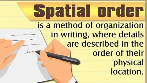 What is Spatial Order in Assignment and How Can I Use it in My Essay?