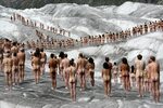 Spencer Tunick's nude photoshoot In Melbourne supermarket ca