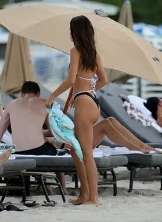 KELSEY MERRITT in Bikini at a Beach in Miami 05/14/2019 - Ha