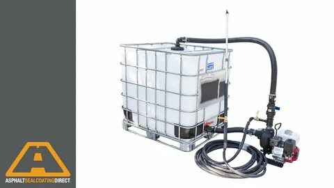 275 Gallon Sealcoat Equipment Spray System applying sealer t