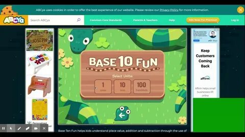 Base Ten Fun - Learning Place Value * ABCya! - YouTube