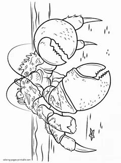 Moana Crab Coloring Pages - ninfieldce