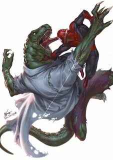 ArtStation - Lizard vs Spidey, InHyuk Lee en 2020 Hombre ara