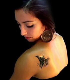 61 Fantastic Butterfly Shoulder Tattoos