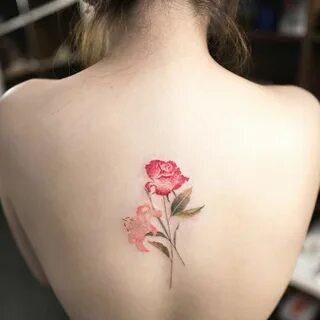 Flower Watercolor Tattoo Images - The Style Inspiration