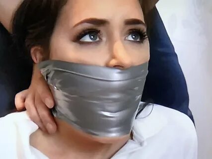 Slideshow tape gagged wrap.