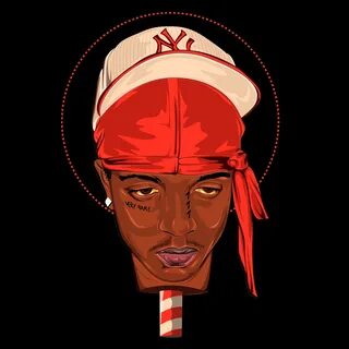 Ski Mask The Slump God artwork God artwork, Cartoon art, Art