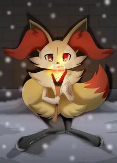 FAN-Braixen In the Cold by Rexcalibur25.deviantart.com on @D