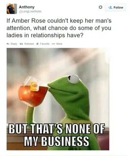 The Internet Trolls Amber Rose & Wiz Khalifa Split With Meme