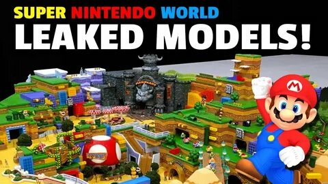 Leaked Super Nintendo World Model Pics - New Info! - YouTube