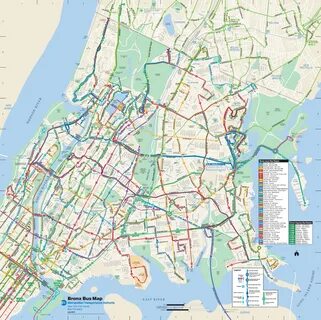 The Bronx Bus Routes Map - Go! NYC Tourism Guide